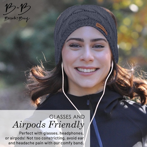 Brook+Bay CableKnit Ear Warmer Headband - Picture 5 of 7